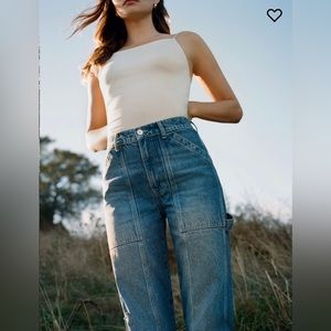 Reformation Kealy Carpenter High Rise Relaxed Jeans